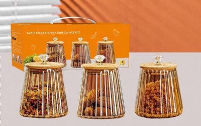 Grain Cloud Storage Tank Set of 3 PCS