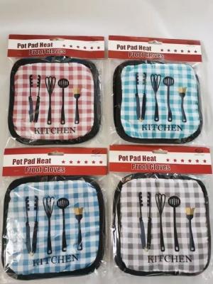 pot pad heat proof gloves